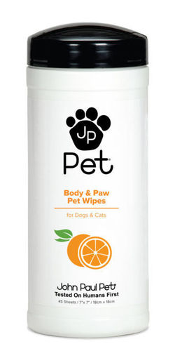 John Paul Pet Full Body and Paw Pet Wipes für Fell + Pfoten tierärztlich geprüft